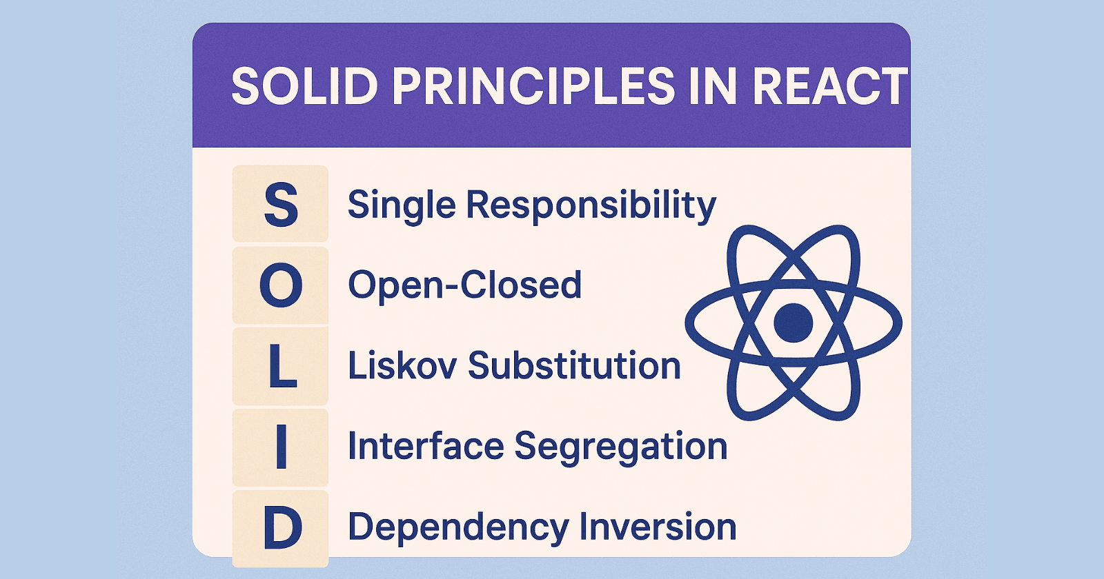 SOLID Principles in React