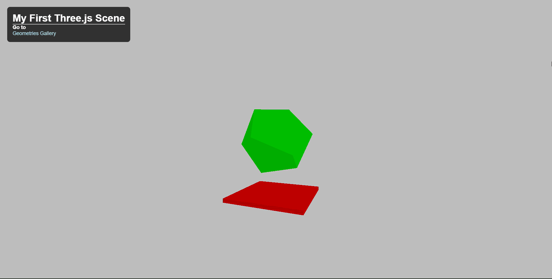 My First Three.js Scene: Building a 3D World in the Browser